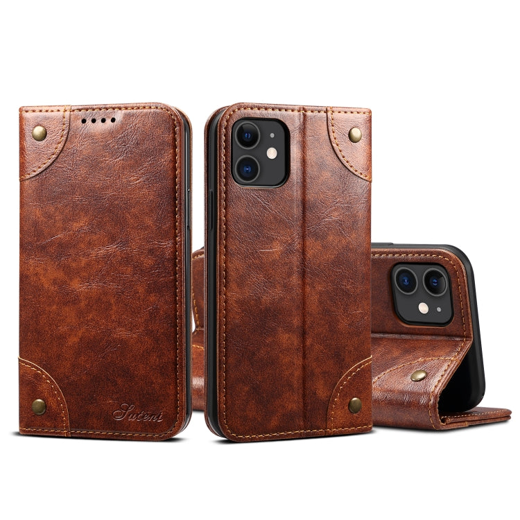 Baroque Simple Horizontal Flip Leather Case, with Holder & Card Slots & Wallet, For iPhone 11, For iPhone 11 Pro, For iPhone 11 Pro Max, For iPhone XS / X