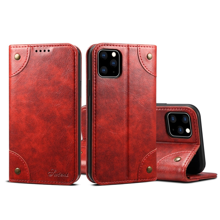 Baroque Simple Horizontal Flip Leather Case, with Holder & Card Slots & Wallet, For iPhone 11, For iPhone 11 Pro, For iPhone 11 Pro Max, For iPhone XS / X