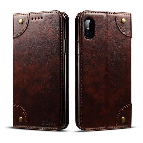 Baroque Simple Horizontal Flip Leather Case, with Holder & Card Slots & Wallet, For iPhone 11, For iPhone 11 Pro, For iPhone 11 Pro Max, For iPhone XS / X