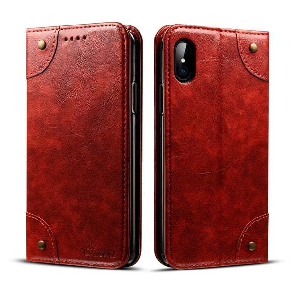 Baroque Simple Horizontal Flip Leather Case, with Holder & Card Slots & Wallet, For iPhone 11, For iPhone 11 Pro, For iPhone 11 Pro Max, For iPhone XS / X