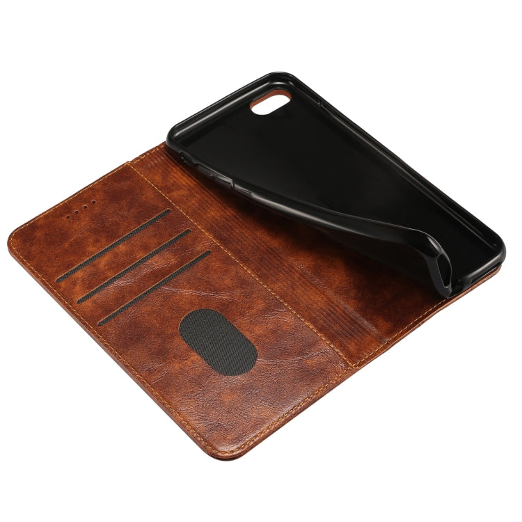 Baroque Simple Horizontal Flip Leather Case, with Holder & Card Slots & Wallet, For iPhone SE 2022 / SE 2020 / 8 / 7, For iPhone 8 Plus / 7 Plus, For iPhone XR, For iPhone XS Max