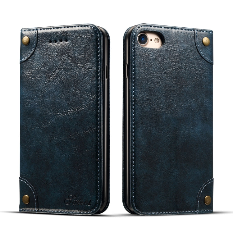 Baroque Simple Horizontal Flip Leather Case, with Holder & Card Slots & Wallet, For iPhone SE 2022 / SE 2020 / 8 / 7, For iPhone 8 Plus / 7 Plus, For iPhone XR, For iPhone XS Max
