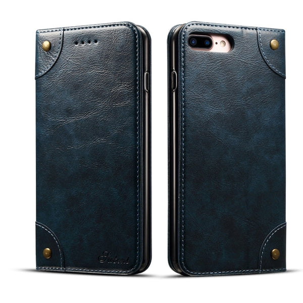 Baroque Simple Horizontal Flip Leather Case, with Holder & Card Slots & Wallet, For iPhone SE 2022 / SE 2020 / 8 / 7, For iPhone 8 Plus / 7 Plus, For iPhone XR, For iPhone XS Max