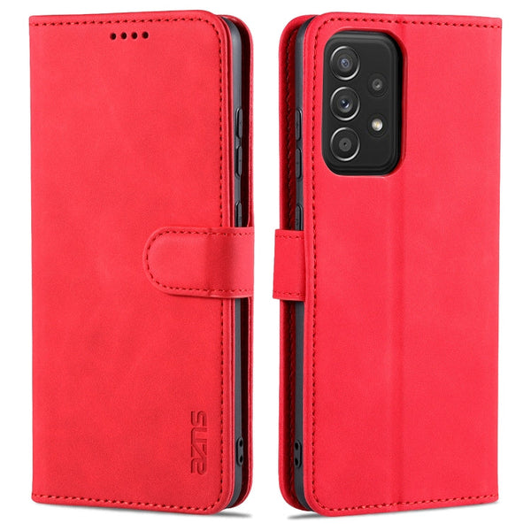 AZNS Skin Feel Calf Texture Horizontal Flip Leather Case with Card Slots & Holder & Wallet, For Samsung Galaxy A12 5G, For Samsung Galaxy A52 5G / 4G, For Samsung Galaxy A72 5G / 4G, For Samsung Galaxy S20 FE