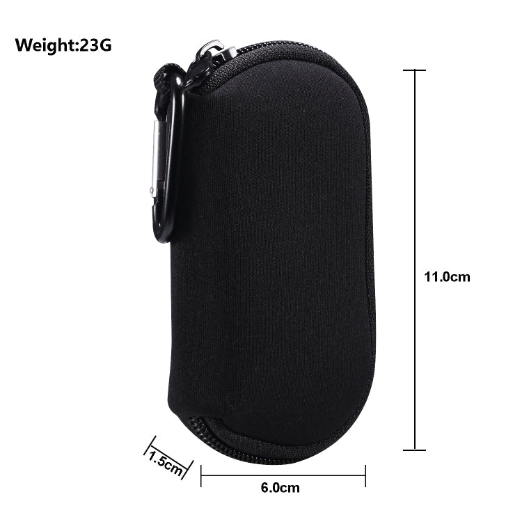 Mini Elastic Waterproof Nylon Earphone Protective Bag for AirPods Pro, with Hook
