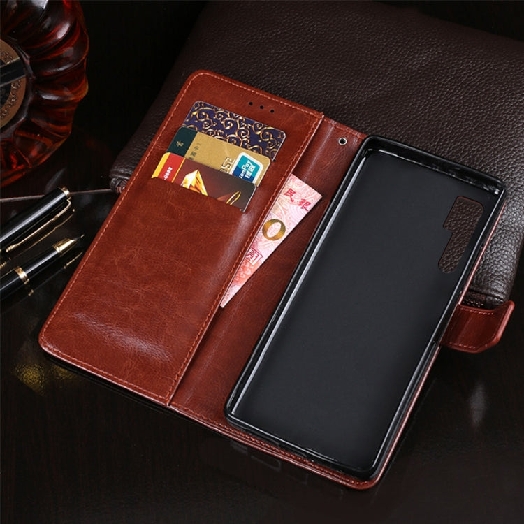 idewei Crazy Horse Texture Horizontal Flip Leather Case with Holder & Card Slots & Wallet