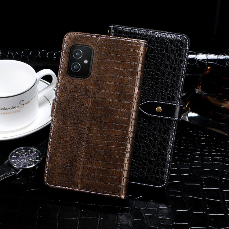 idewei Crocodile Texture Horizontal Flip Leather Case with Holder & Card Slots & Wallet