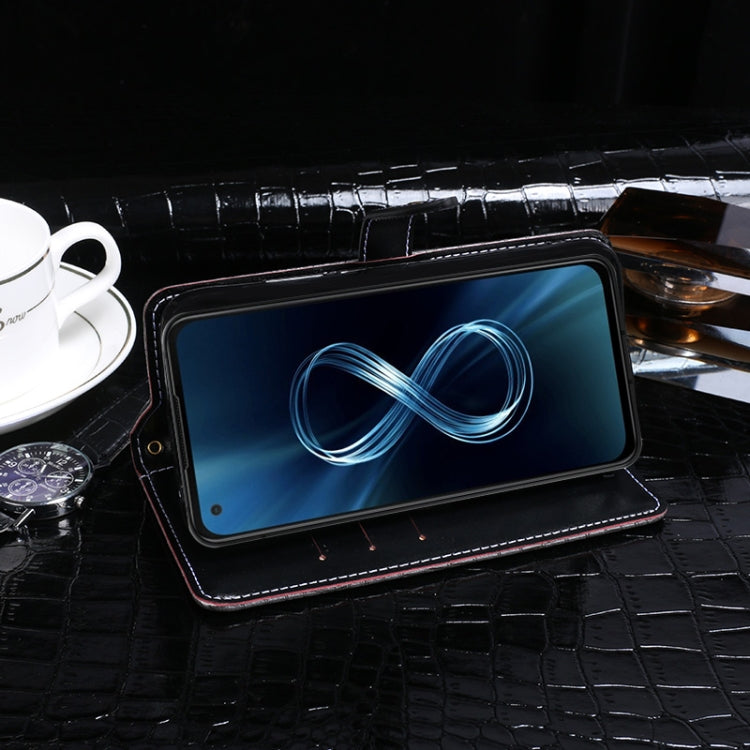 idewei Crocodile Texture Horizontal Flip Leather Case with Holder & Card Slots & Wallet