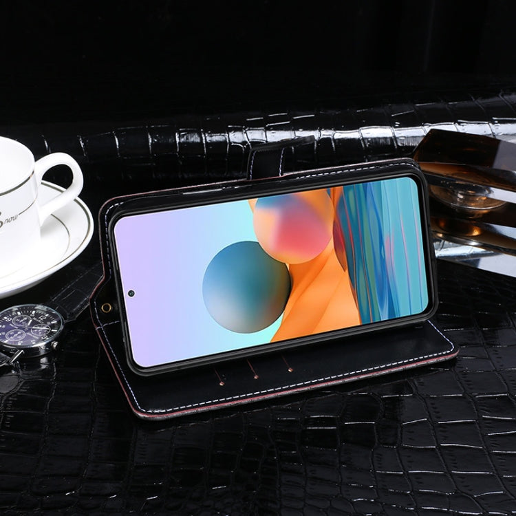 idewei Crocodile Texture Horizontal Flip Leather Case with Holder & Card Slots & Wallet