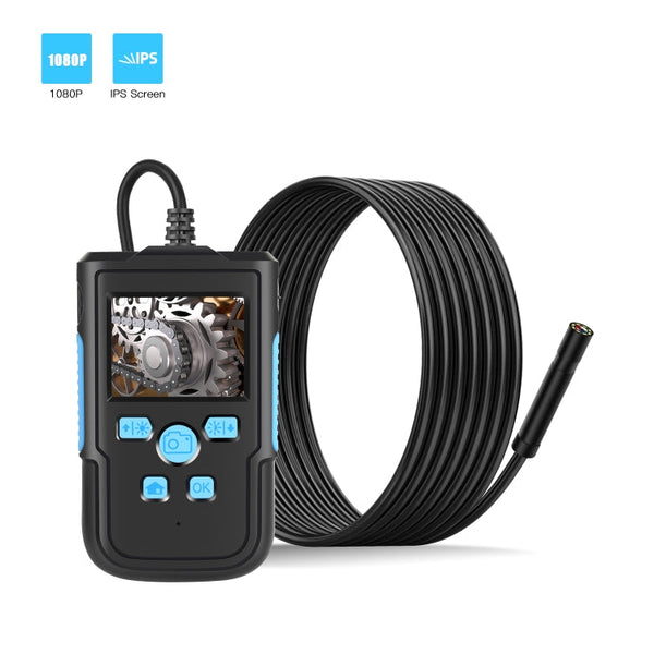 P60B 3.9mm 1080P 2.4 inch IPS Screen IP68 Waterproof HD Digital Endoscope, 3.9mm 2m Hard Cable, 3.9mm 5m Hard Cable, 3.9mm 10m Hard Cable