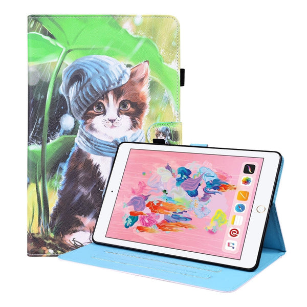 Animal Pattern Horizontal Flip Leather Case with Holder & Card Slots & Photo Frame & Sleep / Wake-up Function