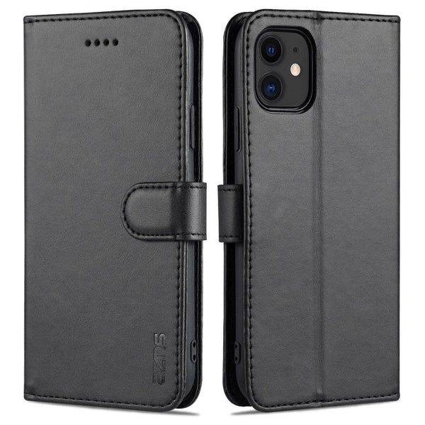 AZNS Skin Feel Calf Texture Horizontal Flip Leather Case with Card Slots & Holder & Wallet, For iPhone 11 Pro, For iPhone 11, For iPhone 11 Pro Max, For iPhone XS / X