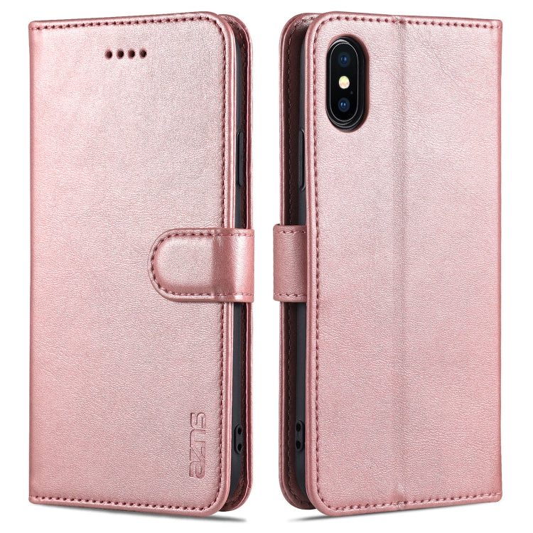 AZNS Skin Feel Calf Texture Horizontal Flip Leather Case with Card Slots & Holder & Wallet, For iPhone 11 Pro, For iPhone 11, For iPhone 11 Pro Max, For iPhone XS / X