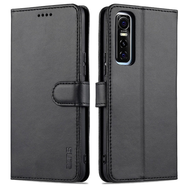 AZNS Skin Feel Calf Texture Horizontal Flip Leather Case with Card Slots & Holder & Wallet, For Xiaomi Mi 11, For vivo Y73s / S7e, For OPPO A15 / A35 4G