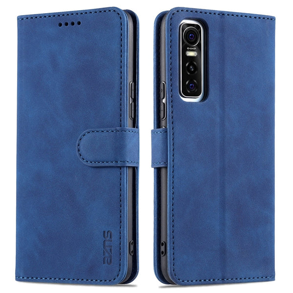 AZNS Skin Feel Calf Texture Horizontal Flip Leather Case with Card Slots & Holder & Wallet, For Xiaomi Mi 11, For vivo Y73s / S7e, For OPPO A15 / A35 4G
