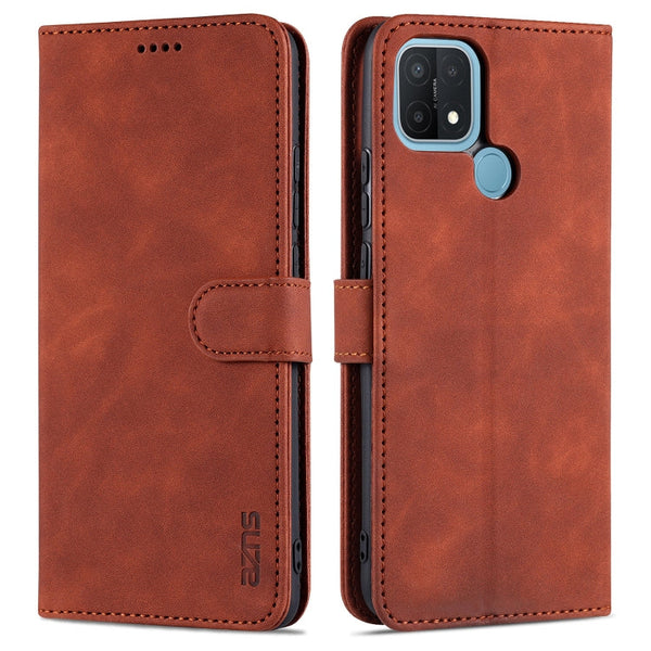 AZNS Skin Feel Calf Texture Horizontal Flip Leather Case with Card Slots & Holder & Wallet, For Xiaomi Mi 11, For vivo Y73s / S7e, For OPPO A15 / A35 4G