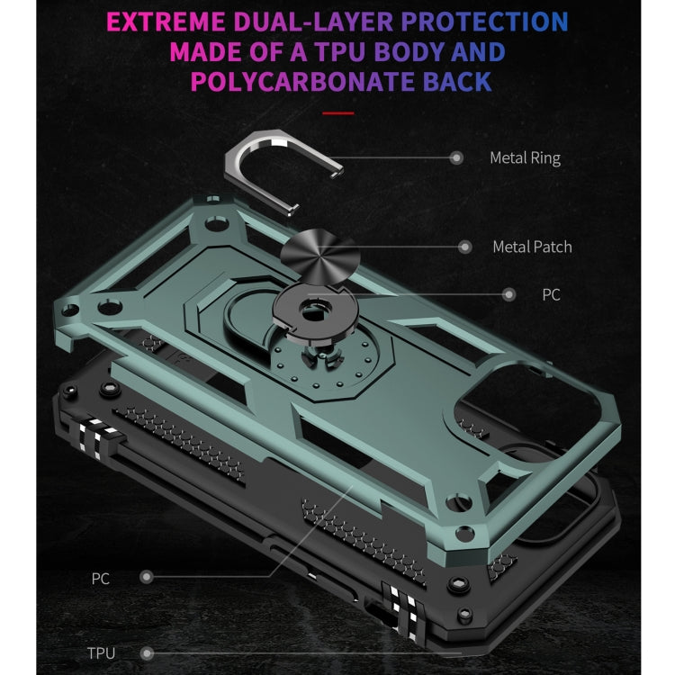 Shockproof TPU + PC Protective Case with 360 Degree Rotating Holder, For iPhone 13, For iPhone 13 mini, For iPhone 13 Pro