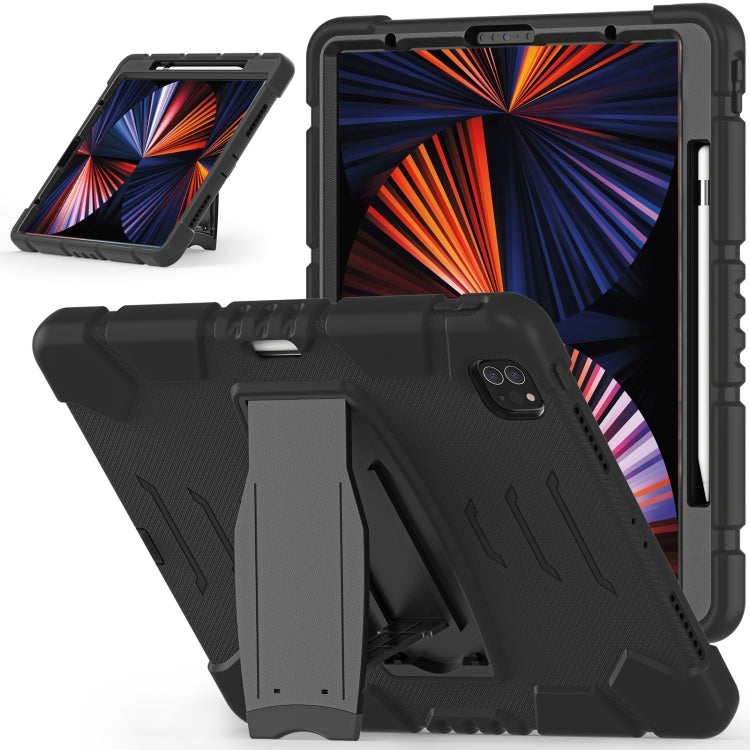 3-Layer Protection  Screen Frame + PC + Silicone Shockproof Combination Case with Holder