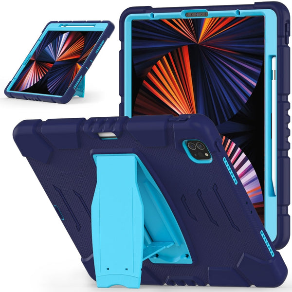 3-Layer Protection  Screen Frame + PC + Silicone Shockproof Combination Case with Holder