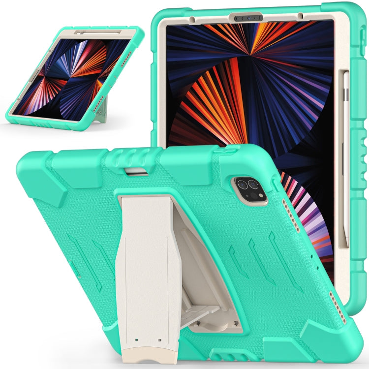 3-Layer Protection  Screen Frame + PC + Silicone Shockproof Combination Case with Holder