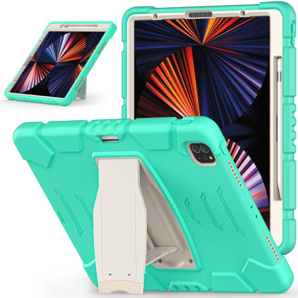 3-Layer Protection  Screen Frame + PC + Silicone Shockproof Combination Case with Holder