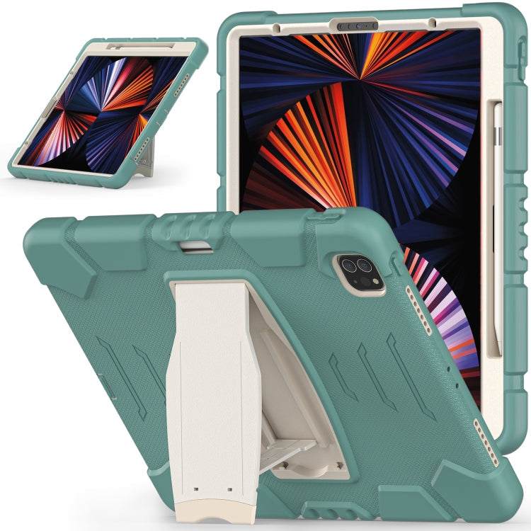 3-Layer Protection  Screen Frame + PC + Silicone Shockproof Combination Case with Holder