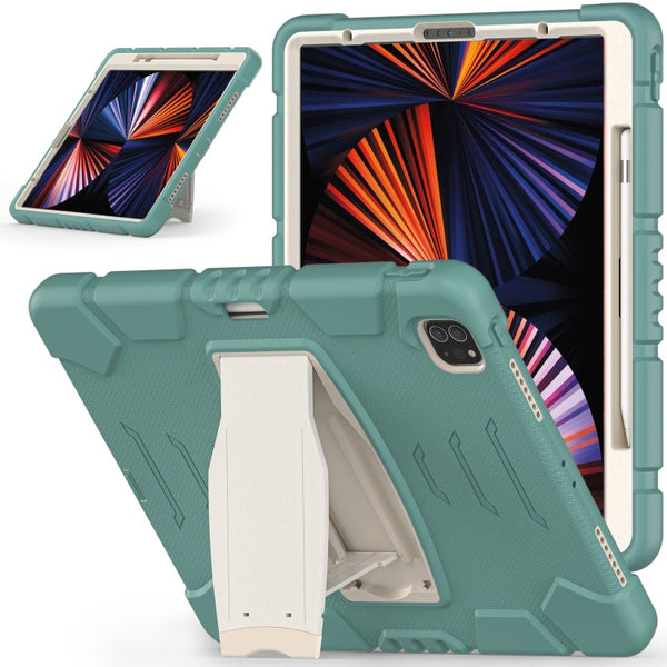3-Layer Protection  Screen Frame + PC + Silicone Shockproof Combination Case with Holder