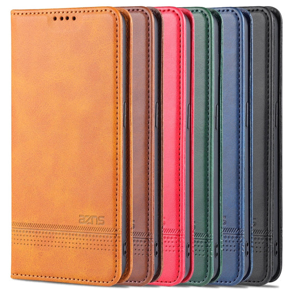 AZNS Magnetic Calf Texture Horizontal Flip Leather Case with Card Slots & Holder & Wallet, For OPPO K9 5G, For OPPO Reno6 / Reno6 Pro