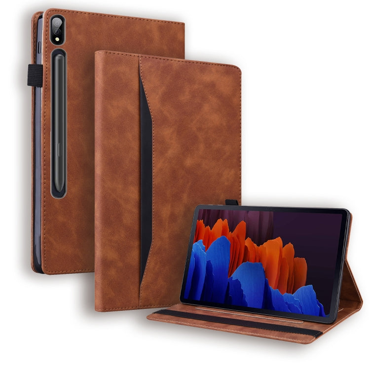 Business Shockproof Horizontal Flip Leather Case with Holder & Card Slots & Photo Frame & Pen Slot & Sleep / Wake-up Function