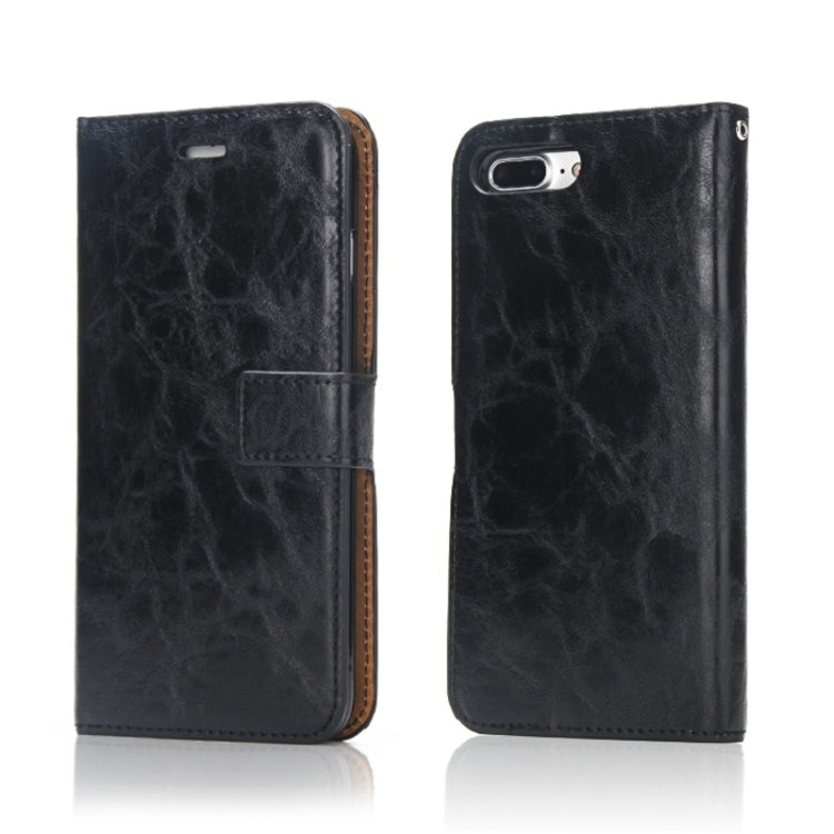 Crazy Horse Texture Detachable Magnetic Back Cover Horizontal Flip Leather Case with Holder & Card Slots & Photo Frame & Wallet, For iPhone 6 / 6s, For iPhone 8 Plus / 7 Plus, For iPhone X / XS, For iPhone XR