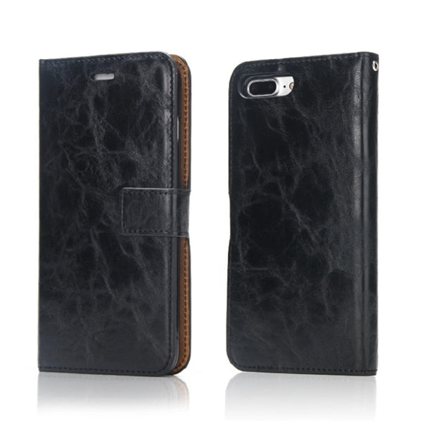 Crazy Horse Texture Detachable Magnetic Back Cover Horizontal Flip Leather Case with Holder & Card Slots & Photo Frame & Wallet, For iPhone 6 / 6s, For iPhone 8 Plus / 7 Plus, For iPhone X / XS, For iPhone XR