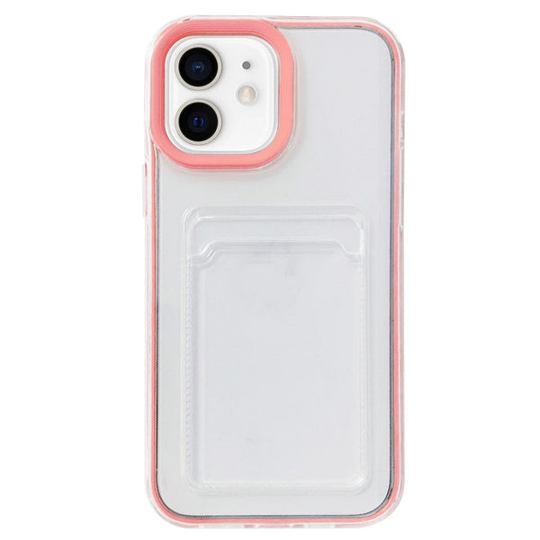 Full-coverage 360 Clear PC + TPU Shockproof Protective Case with Card Slot, For iPhone 12 mini, For iPhone 12 / 12 Pro, For iPhone 12 Pro Max, For iPhone 11 Pro