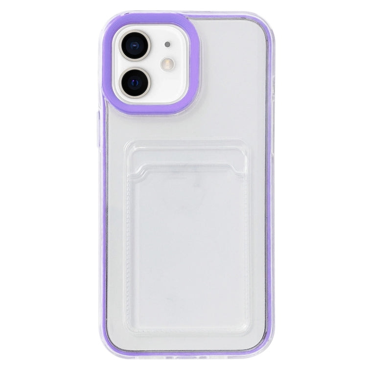 Full-coverage 360 Clear PC + TPU Shockproof Protective Case with Card Slot, For iPhone 12 mini, For iPhone 12 / 12 Pro, For iPhone 12 Pro Max, For iPhone 11 Pro