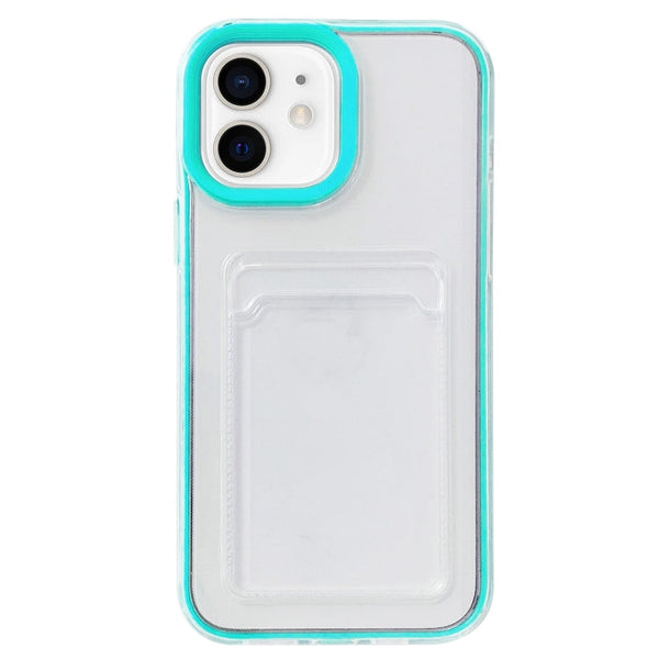 Full-coverage 360 Clear PC + TPU Shockproof Protective Case with Card Slot, For iPhone 12 mini, For iPhone 12 / 12 Pro, For iPhone 12 Pro Max, For iPhone 11 Pro