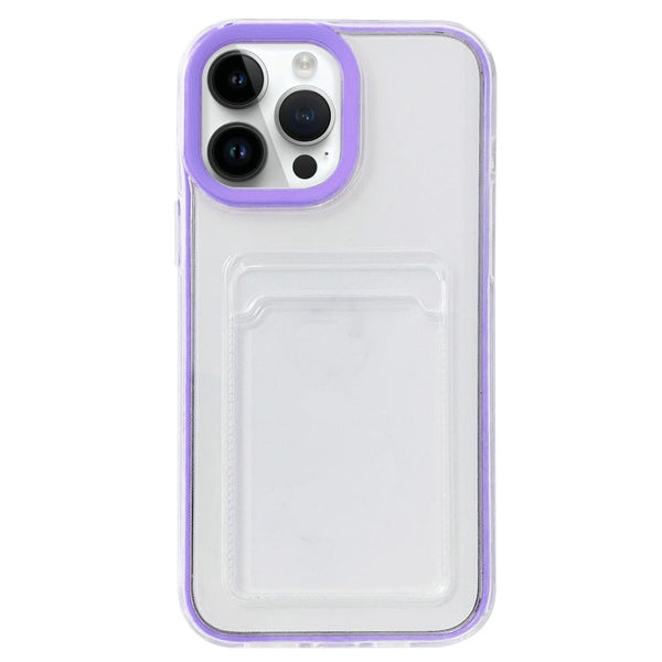 Full-coverage 360 Clear PC + TPU Shockproof Protective Case with Card Slot, For iPhone 12 mini, For iPhone 12 / 12 Pro, For iPhone 12 Pro Max, For iPhone 11 Pro