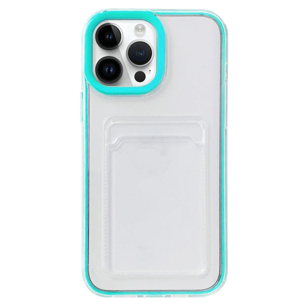 Full-coverage 360 Clear PC + TPU Shockproof Protective Case with Card Slot, For iPhone 12 mini, For iPhone 12 / 12 Pro, For iPhone 12 Pro Max, For iPhone 11 Pro