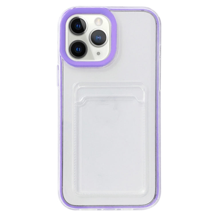 Full-coverage 360 Clear PC + TPU Shockproof Protective Case with Card Slot, For iPhone 12 mini, For iPhone 12 / 12 Pro, For iPhone 12 Pro Max, For iPhone 11 Pro