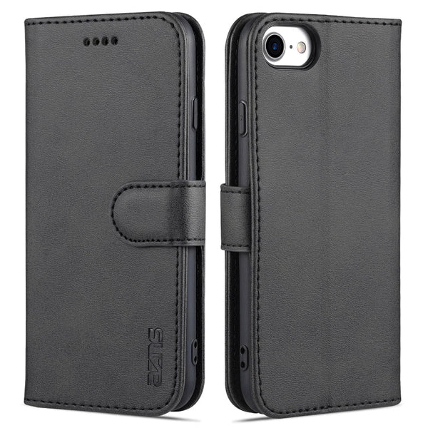 AZNS Skin Feel Calf Texture Horizontal Flip Leather Case with Card Slots & Holder & Wallet, For iPhone 6, For iPhone 7 Plus / 8 Plus, For iPhone 7 / 8 / SE (2020)