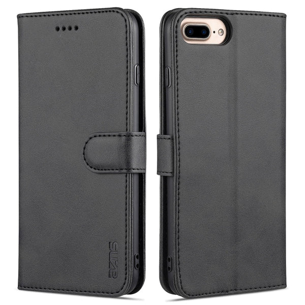 AZNS Skin Feel Calf Texture Horizontal Flip Leather Case with Card Slots & Holder & Wallet, For iPhone 6, For iPhone 7 Plus / 8 Plus, For iPhone 7 / 8 / SE (2020)