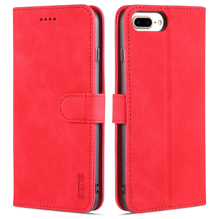 AZNS Skin Feel Calf Texture Horizontal Flip Leather Case with Card Slots & Holder & Wallet, For iPhone 6, For iPhone 7 Plus / 8 Plus, For iPhone 7 / 8 / SE (2020)