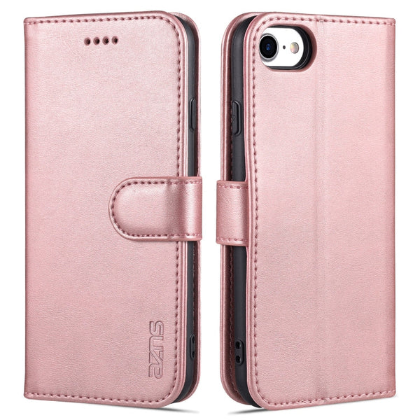 AZNS Skin Feel Calf Texture Horizontal Flip Leather Case with Card Slots & Holder & Wallet, For iPhone 6, For iPhone 7 Plus / 8 Plus, For iPhone 7 / 8 / SE (2020)