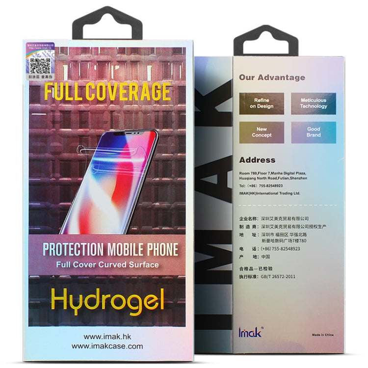 2 PCS IMAK Hydrogel Film III Full Coverage Back Cover Protector