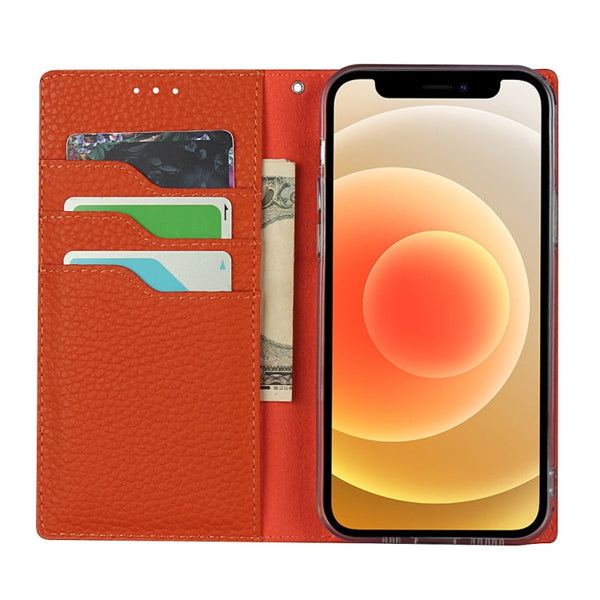 Litchi Texture Horizontal Flip Top Layer Cowhide Leather Case with Holder & Card Slots & Wallet & Strap & Wire Winder, For iPhone 12 mini, For iPhone 12 / 12 Pro, For iPhone 12 Pro Max, For iPhone 11 Pro
