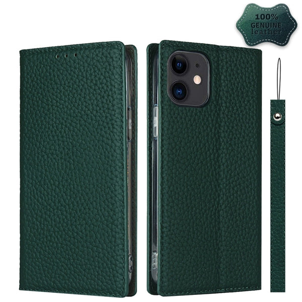 Litchi Texture Horizontal Flip Top Layer Cowhide Leather Case with Holder & Card Slots & Wallet & Strap & Wire Winder, For iPhone 12 mini, For iPhone 12 / 12 Pro, For iPhone 12 Pro Max, For iPhone 11 Pro