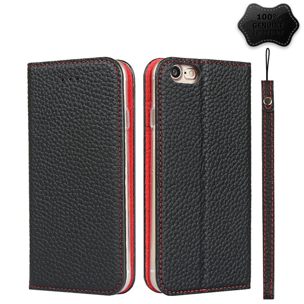 Litchi Texture Horizontal Flip Top Layer Cowhide Leather Case with Holder & Card Slots & Wallet & Strap & Wire Winder, For iPhone 11, For iPhone 11 Pro Max, For iPhone 7 / 8 / SE 2022 / SE 2020, For iPhone 7 Plus / 8 Plus