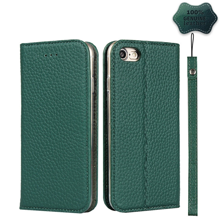 Litchi Texture Horizontal Flip Top Layer Cowhide Leather Case with Holder & Card Slots & Wallet & Strap & Wire Winder, For iPhone 11, For iPhone 11 Pro Max, For iPhone 7 / 8 / SE 2022 / SE 2020, For iPhone 7 Plus / 8 Plus