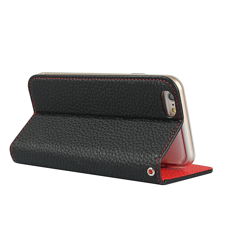 Litchi Texture Horizontal Flip Top Layer Cowhide Leather Case with Holder & Card Slots & Wallet & Strap & Wire Winder, For iPhone 6 & 6s, For iPhone 6 Plus & 6s Plus, For iPhone XR, For iPhone XS Max