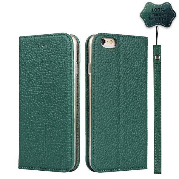 Litchi Texture Horizontal Flip Top Layer Cowhide Leather Case with Holder & Card Slots & Wallet & Strap & Wire Winder, For iPhone 6 & 6s, For iPhone 6 Plus & 6s Plus, For iPhone XR, For iPhone XS Max