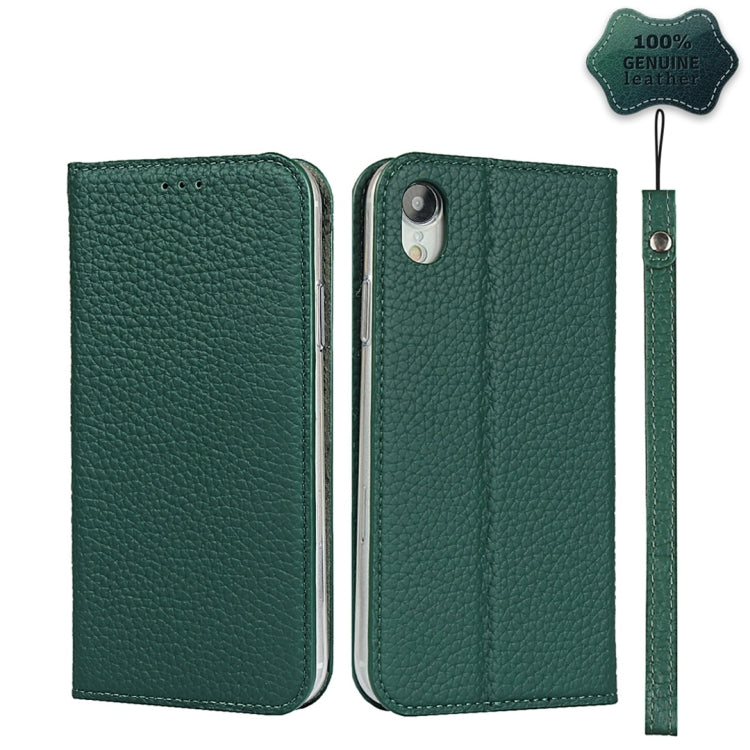 Litchi Texture Horizontal Flip Top Layer Cowhide Leather Case with Holder & Card Slots & Wallet & Strap & Wire Winder, For iPhone 6 & 6s, For iPhone 6 Plus & 6s Plus, For iPhone XR, For iPhone XS Max