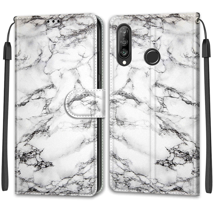 Voltage Colored Drawing Magnetic Clasp Horizontal Flip PU Leather Case with Holder & Card Slots